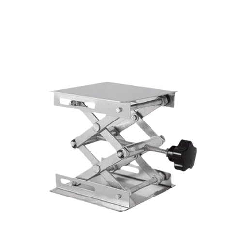 Mini Lifting Table 1pcs Manual Engraving Laboratory Lift Platform Adjustable Lab Jack Scissor Stand Corrosion Resistant Mini