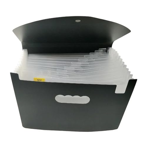 Filing Envelopes 12 Layers of Office Supplies Document Organizer A4 Multi Layer Classification Folder(Color)