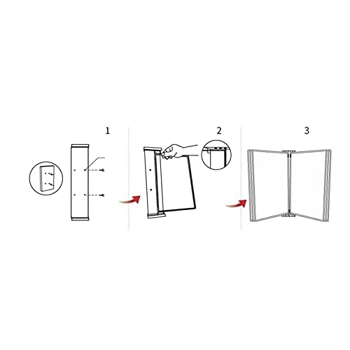 KGDJBGSE Wall Mounted File Holder 20 Pockets Hanging Organizer A4 Display Folder 8.26x11.69 Inch Flip Poster Display