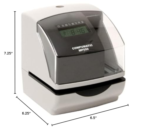 Compumatic MP550 Digital Electronic Time Recorder & Document Stamp