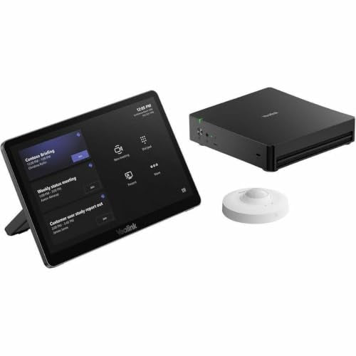 Yealink Bundle of MCoreKit-C5-MS Microsoft Teams Base-kit for Diverse Meeting Rooms, Rooms, RingCentral, Vonage, Teams Connects to PC, Mac, Cell & Softphones