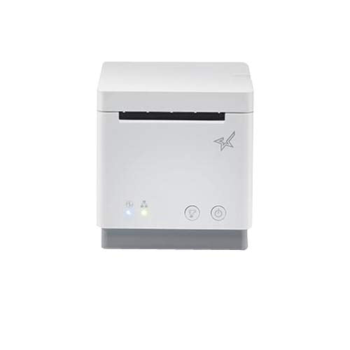 Star Micronics mC-Print2 2-inch Ethernet (LAN) / USB Thermal POS Printer with CloudPRNT, Cutter, and External Power Supply - White