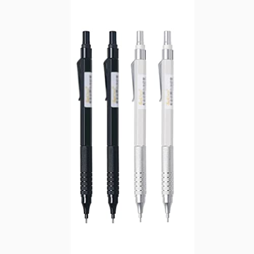 QERTYHKK 0.5/0.7mm Mechanical Pencil Lower Center Automatic Pencils and Lead Office School Writing Supplies
