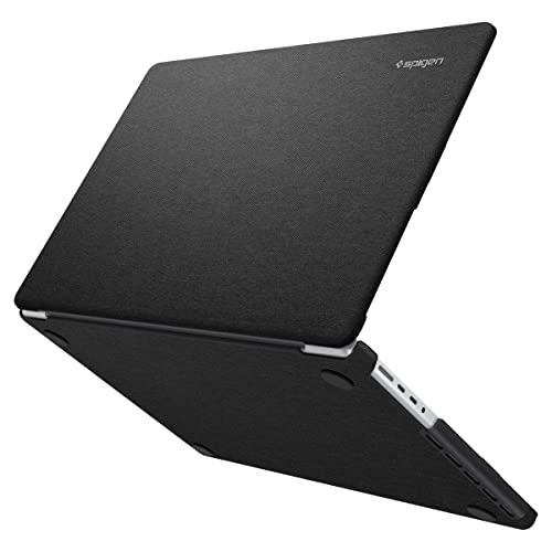 Spigen for MacBook Pro 14 inch Case M5/Pro/Max (2026) M4/M3/M2/M1/Pro/Max (2025-2021) A3427 A3426 A3434 A3112 A3185 A3401 A2918 A2992 A2779 A2442, Urban Fit Premium Knit Fabric Case, Black