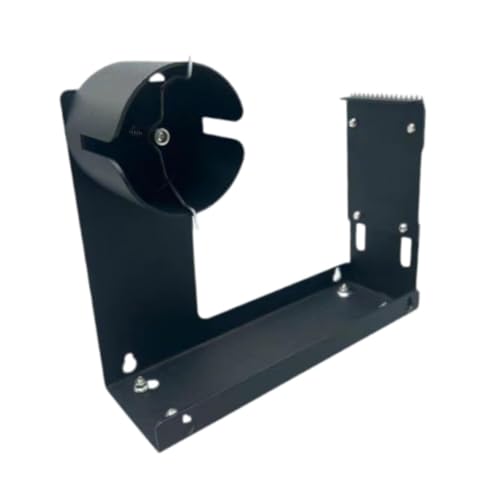 LOUYENOUS Desktop Package Roll Tape Dispenser Easily Cutting Baler Sturdy Practical Manual Packaging Box Sealing Roll Tape Cutter Tool, Black(Black)