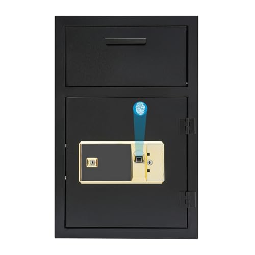 2.5 Cuft Drop Safe for Business, Cash Safe Box with Front Load Drop Box