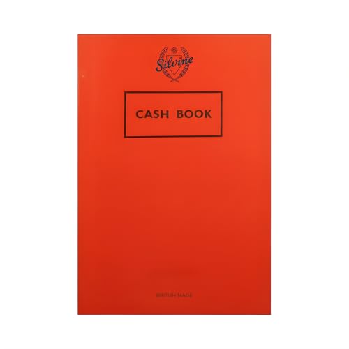 Silvine Cash Book 042C 158x99mm 75 GSM 72 Pages 36 Sheets Pack of 24