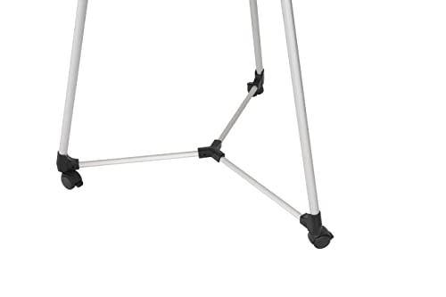 Bi-Office Earth Kyoto Flipchart Mobile Non Magnetic Easel, 70 x 100 cm (Euro size), Dry Wipe Surface, Aluminium Frame