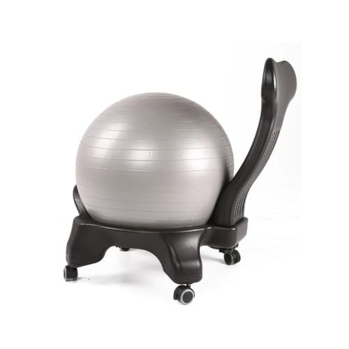 BXKCFYBSQ Yoga Ball Chair with 55cm Stability Ball and Hand Pump