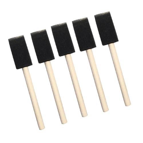 Foam Paint Brushes 100 Pcs Foam Brush Set - Watercolor Sponge Applicators for Painting, Graffiti & Craft Projects
