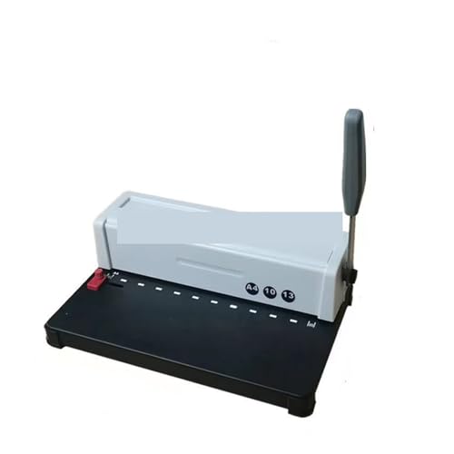 Binding Machines, 10 Holes Manual Binding Machine Paper Book File Punching and Binding Machine Office Supplies