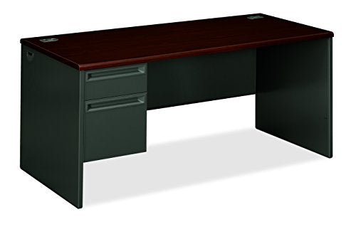 HON Pedestal Desk with Lock