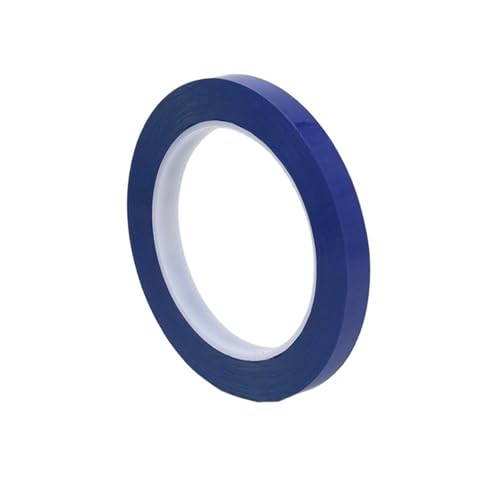 White Board Tape 10roll 66M Graphic Whiteboard Tape Adhesive Chart Line Grid Electrical Marking Tapes for Office(Blue,66M_10MM)
