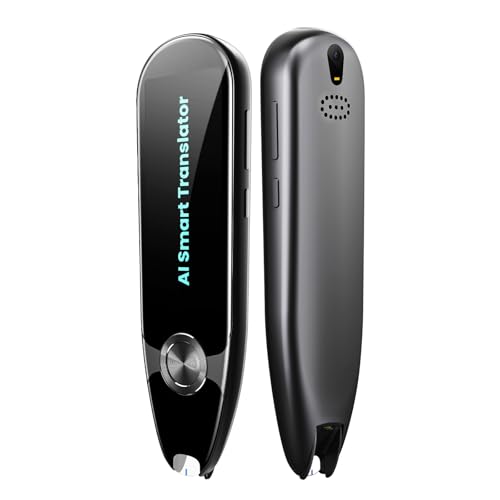 Reading Pen for Dyslexia,Traductor De Voz Instantaneo, Pen Scanner Text to Speech Device, Scan Reading Pen OCR Digital Pen Reader, Wireless Translation Pen Scanner for Students Adults