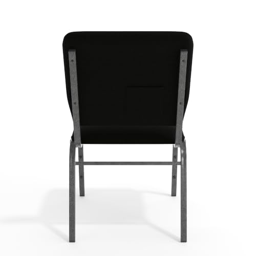 Flash Furniture Advantage Black Multipurpose Church Chairs - 18.5 in. Wide
