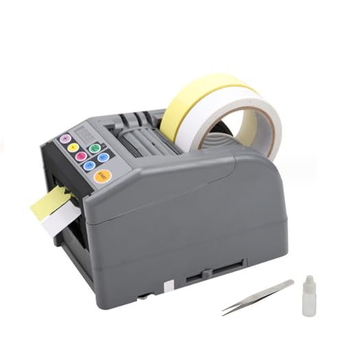 Ostreemaner Tape Dispenser Adhesive Electric，Precise Digital Control of Cutting Length，Cycle Cutting and Storage Memory Functions，for Packaging Office Warehouse Use