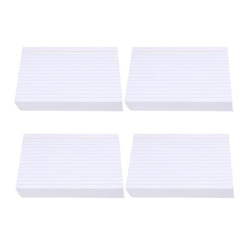 Sentence Strips 400Pcs Lined Index Cards White Ruled Note Flashcards for Studying Office School Supplies Memo Paper for