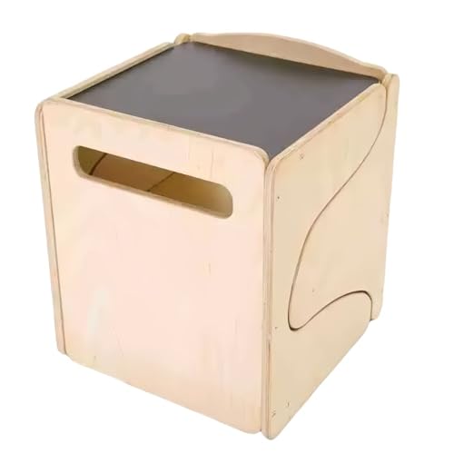 Zhwhlcynh School Desk, Small Desk with Chair, Wood Homeschool Desk, Combinable Storage Table and Chairs, Small Art Table for Living Room, Dining Room, Study, Classroom