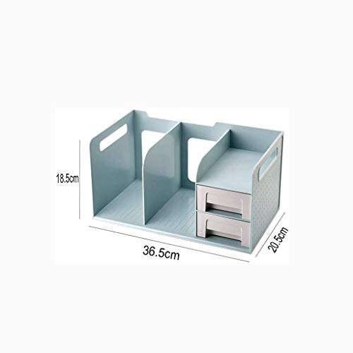 AFPSDLFJDLS Mesh Desk Organizer with Sliding Drawer, Magazine File Book Holder Desktop Organizer Vertical Folder for Office Organization