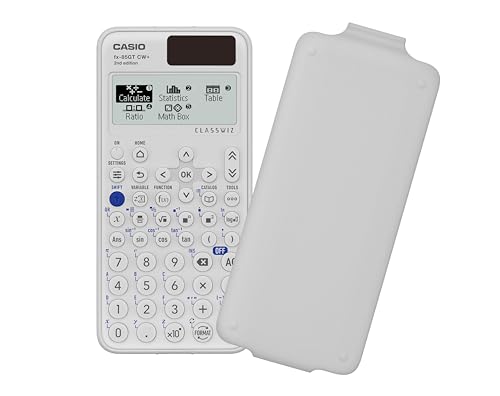 Casio fx-85GTCW+ Scientific Calculator White (UK Version) - Upgrade from Previous fx-85GTCW Model