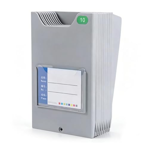 Card Holder Rack, Retractable Time Cards Wall Organizer with Number Labels 01-30, for Attendance Payroll Employee Assignment In Out Timecard Rack(30-slot(94cm/37"))