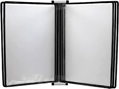 VRFTGHYJU Wall A4 Magnetic Flip Document Holder Multicolor(Black)