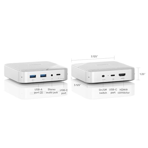 SideTrak Speakerphone Hub | Portable Audio Docking Station with 360° Sound Input and Smart Noise Cancellation | Conference Speaker and Microphone | Office Speaker and Speakerphone for Laptop