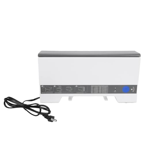 Binding Machine, A4 A5 Paper Binding Machine Ceramic 280 Sheets Capacity Book Binder Business Documents Home Office School Projects(White)
