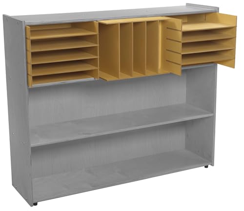 ABC Childcraft Furnishings Sectional Inserts for 3-Shelf Storage Unit, 18 Pieces, 46-3/4 x 11-3/8 x 12 Inches