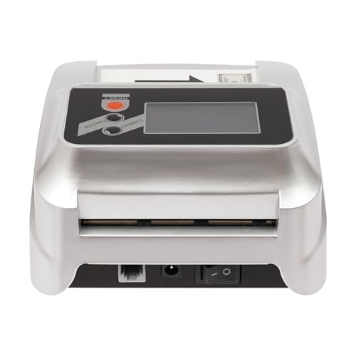 LIKARVA Money Counting Machine with LCD Display, Portable Fake Currency Reader and Counterfeit Bill Detector, 5-in-1 Fraud Detection, 3X Faster Counting (2 Sec/Note)