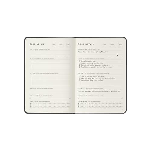 Full Focus Gray Linen Planner by Michael Hyatt - The #1 Daily Planner to Increase Focus, Eliminate Overwhelm, and Achieve Your Biggest Goals - Hardcover