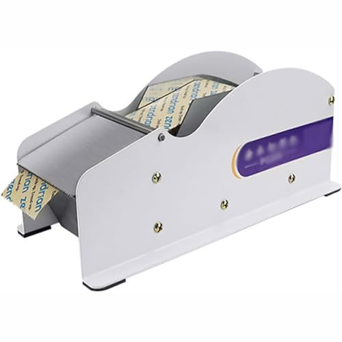 Water-Activated Tape Dispenser, Manual Stainless Steel Kraft Gum Tape Dispenser,Width-Adjustable,for Shipping Box Sealing