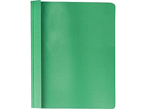 Oxford 55856 Clear Front Report Covers,LTR, 1/2-Inch Cap., 25/BX, Dk Green
