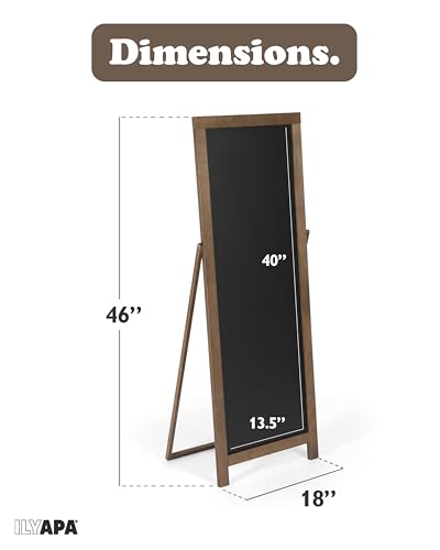 Ilyapa A Frame Chalk Board Easel Sign 46x18 in - Sandwich Signs Outdoor