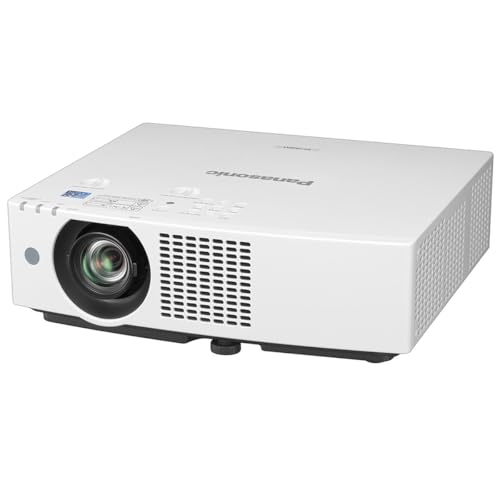 Panasonic PT-VMZ51 WUXGA LCD Laser Projector, 5200 Lumens, White