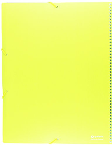 Grafoplas – Folder of 40 Covers A4 Yellow Neon