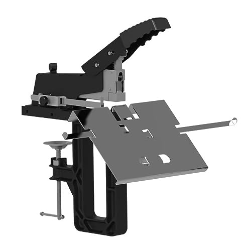 Flat Saddle Stapler, Clamp Heavy Duty Desktop Stapler, Saddle Stitching and Parallel Stitching,for Printing Houses, Office, Home