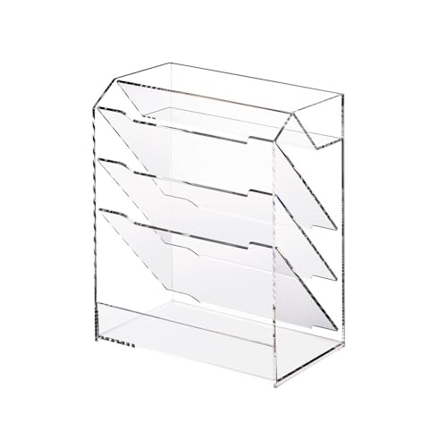 Desk File Organizer, Document Holder, Paper, File Tray, Office Organizer, 5 Compartment
