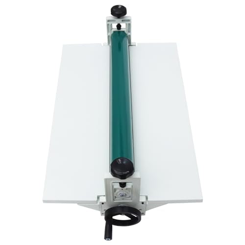 Yokoma Manual 25 Inch Cold Laminating Machine - All Metal Desktop Cold Laminator with Adjustable Pressure & Foldable Table, Rubber Roller for Photos, Posters, Books, Artwork (Max Thickness 0.4in)