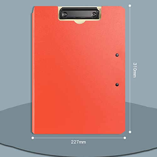 Filing Envelopes 3 Pcs A4 and Letter-Sized Clipboards Business Meeting Contract Signing Clip Multifunctional Document Organizer Binder PP Writing Board Plastic Folders (Color : C)