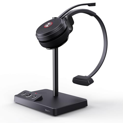 Yealink WH62 Mono UC DECT Wireless Headset for IP Phone PC, Zoom Certified