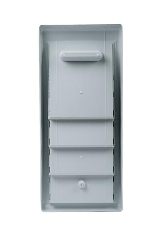 Fast Paper 710793 Quick Fit Literature Holder Wall-Mount 5 x 1/3xA4 Pocket W181xD95xH650mm Aluminium Ref 4062.35