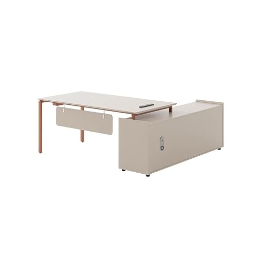LINKIO Home Office Desks Boss Simple Supervisor Manager Desk Large Desk President Desk Office Computer Table Desk