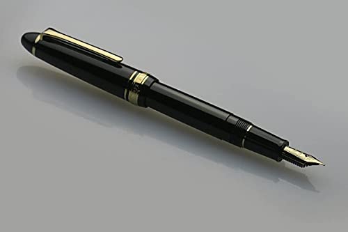 Sailor 11-0570-220 Pro Fit Casual Fountain Pen, Gold Trim, Black, Fine Point