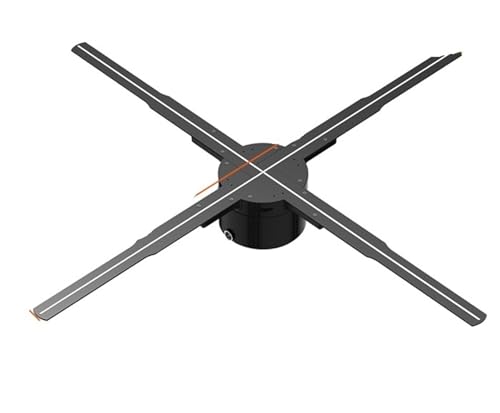 3D Hologram Fan WiFi Holographic Projector Advertising Display Light HD for Stores Bars Party Xmas(P65)
