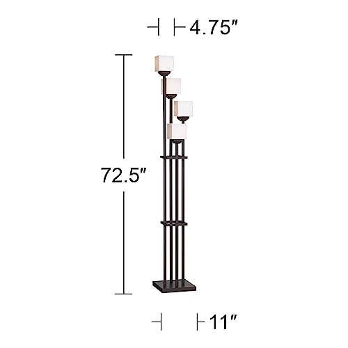 72 1/2" Tall 4-Light Torchiere Floor Lamp with Smart Socket