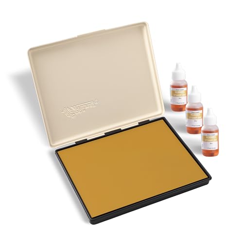 Infusion 8" x 12" Extra Large Industrial Stamp Ink Pad, Your Go to Large Stamp Ink Pad for Bright Color, Even Coverage and Durability, Zinc Stamp Pad