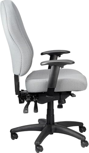 Tempur-Pedic TP4000C Ergonomic Fabric Swivel Task Chair with Tempur Material, Cooling Gel Layer, Grey