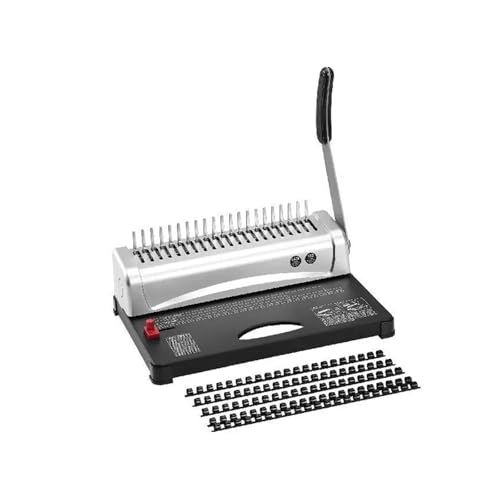 Binding Machines, Binding Machine Comb Binding Machine 21Holes Binding 450 Sheets Book Binder Machine with 100 PCS 3/8'' Comb Spines