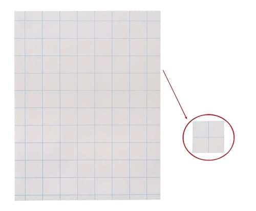PAPER GRAPH 9X12 1 RULED WHITE SCHOOL SMART REAM